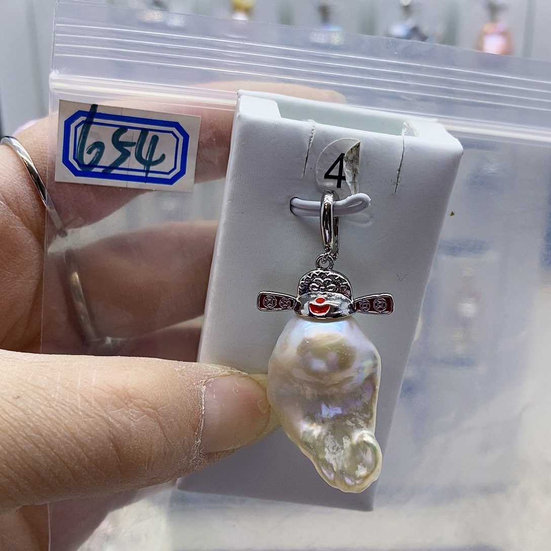 颈饰合金淡水珍珠