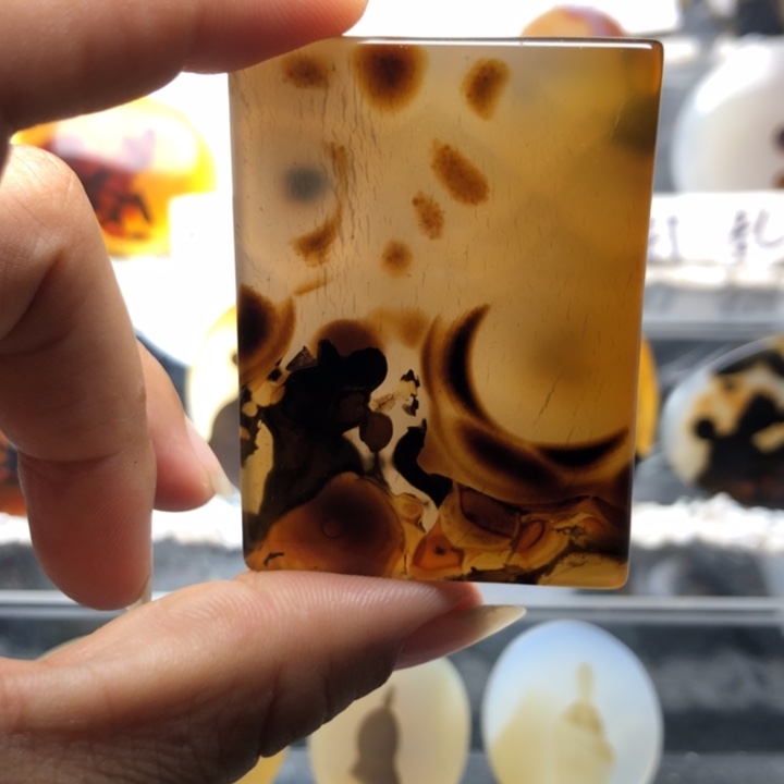 合金玛瑙/玉髓珠宝奇石27有瑕
