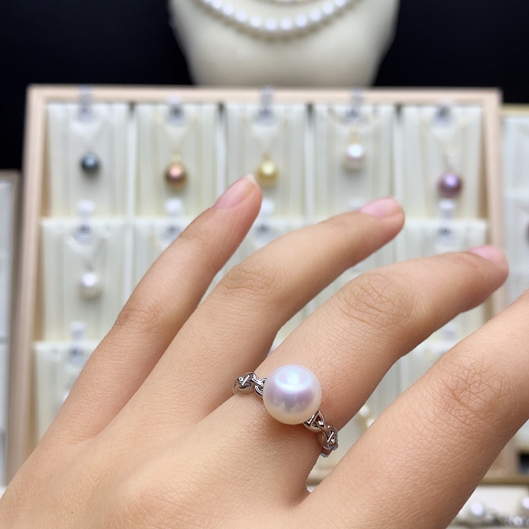 颈饰淡水珍珠合金