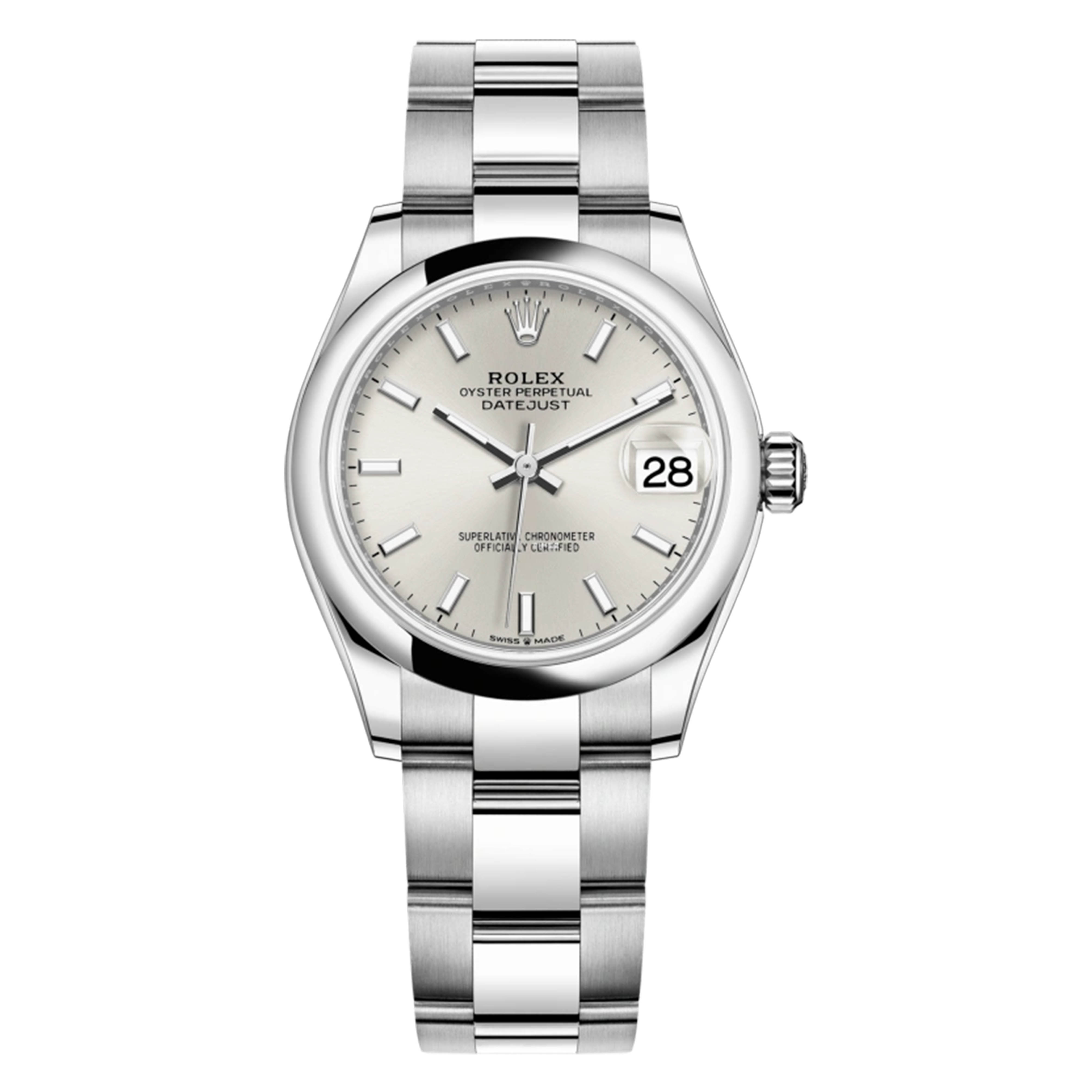 未使用 Rolex/劳力士 /278240板带光圈银条日志/31mm