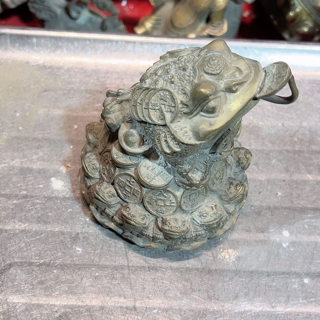 啊**长黄铜摆件工艺品，