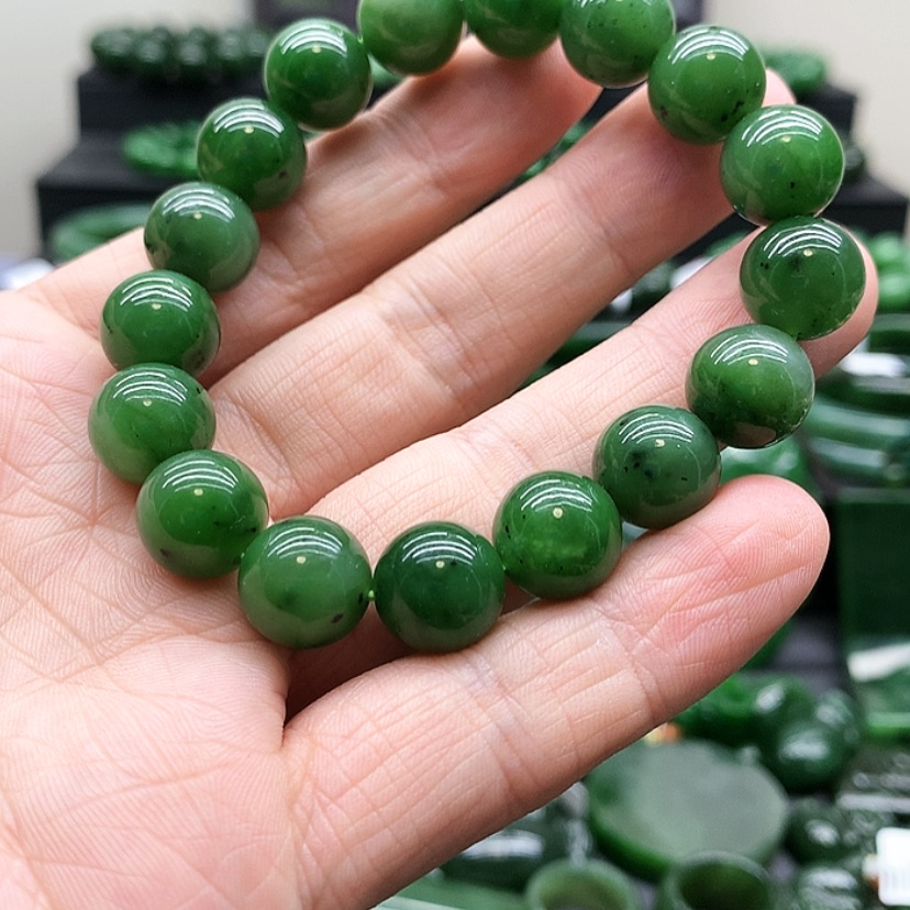 【闪购商品】和田玉（碧玉）手链未镶嵌