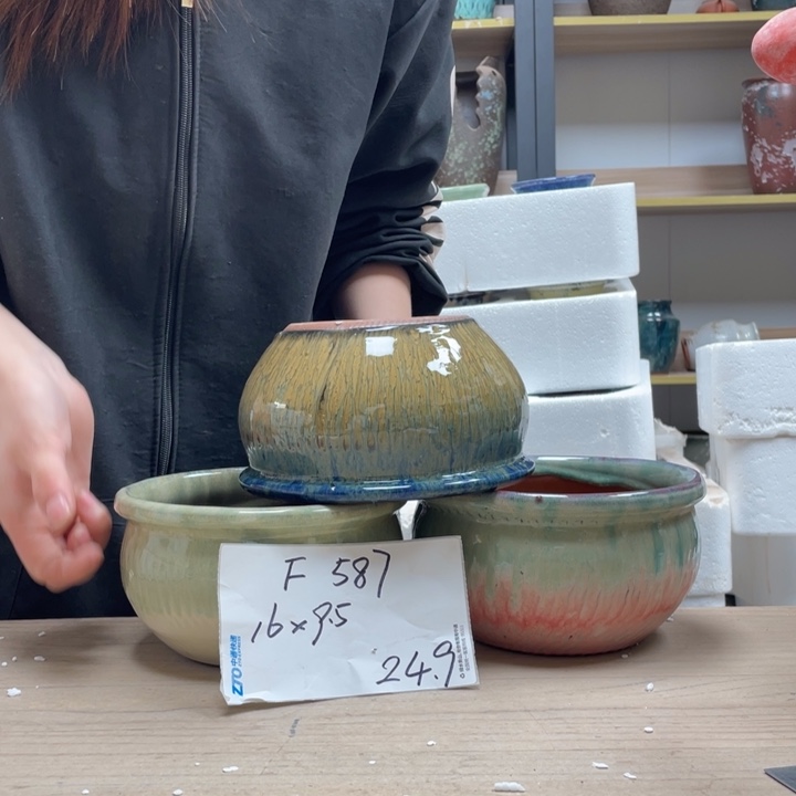 粗陶多肉花盆微瑕587