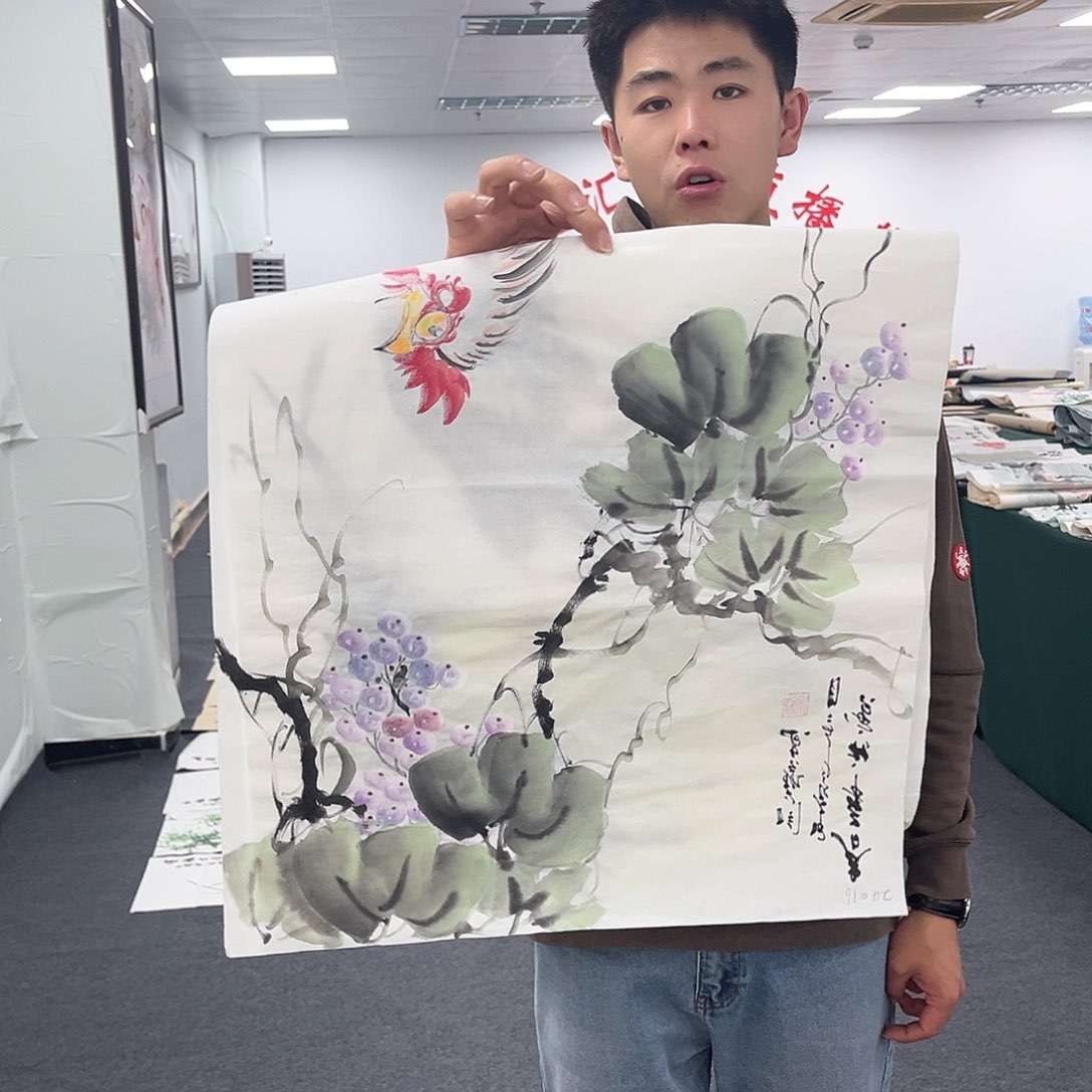 国画宣纸国画纯手绘作品