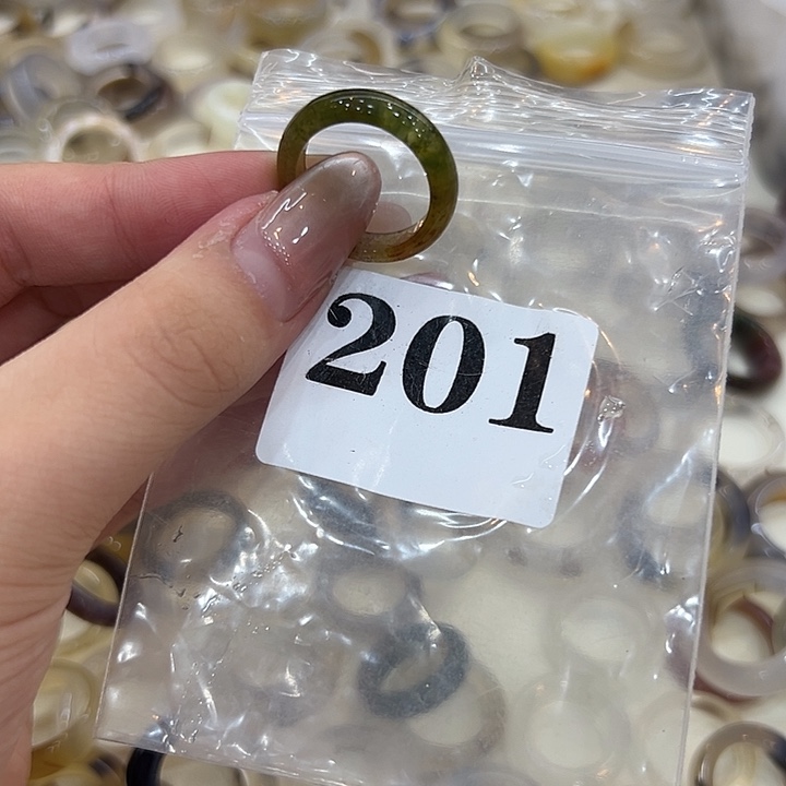 合金戒指玛瑙/玉髓201港17