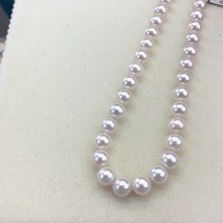 淡水珍珠颈饰银S925镶嵌卡9炫彩高品