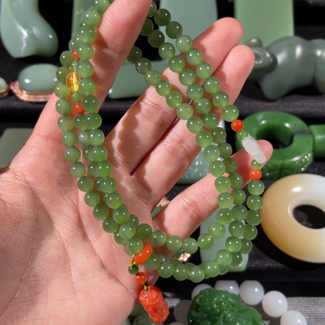 和田玉手链未镶嵌