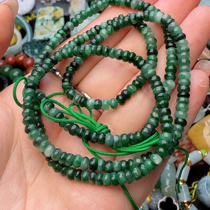翡翠颈饰未镶嵌用****7天然A货