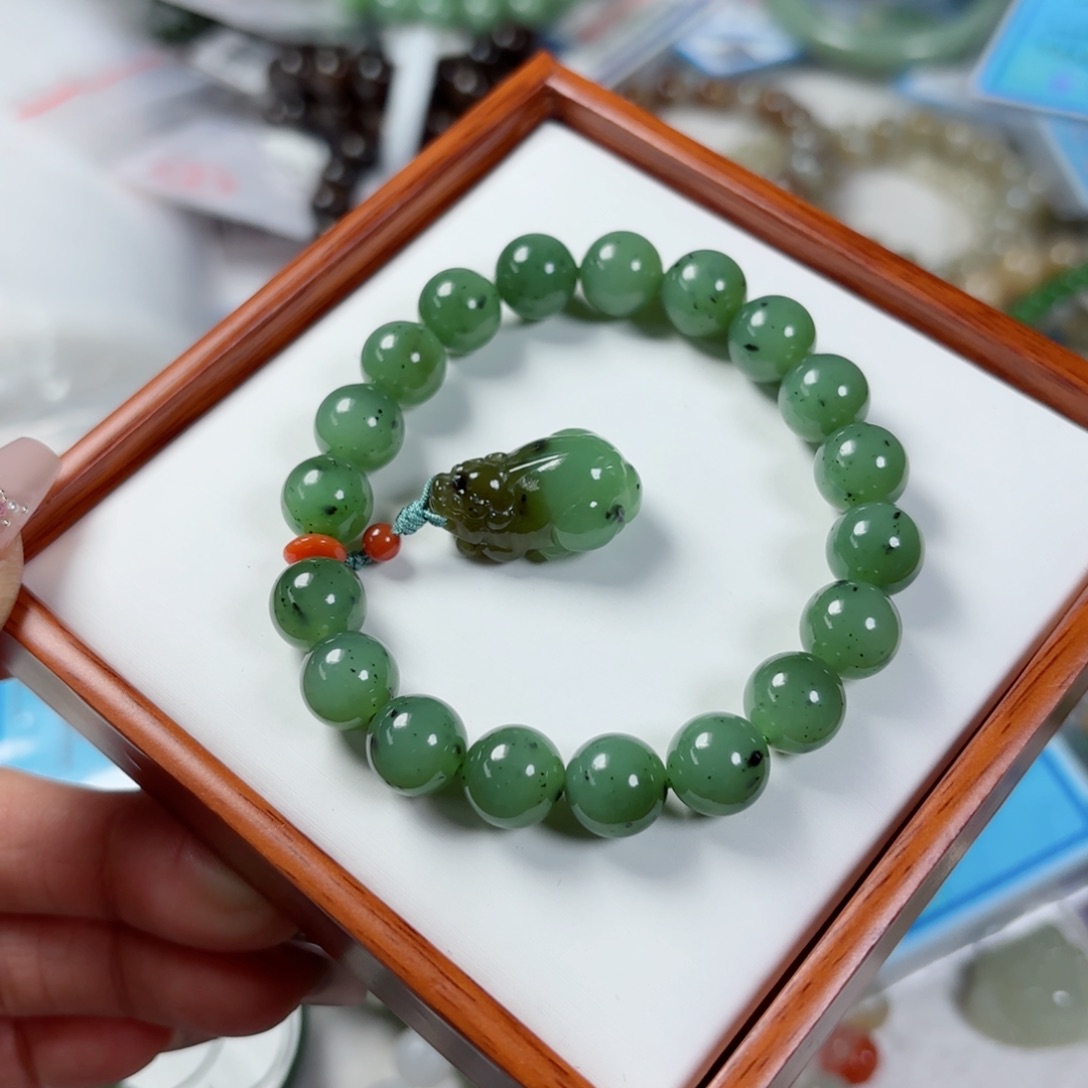 和田玉手链未镶嵌