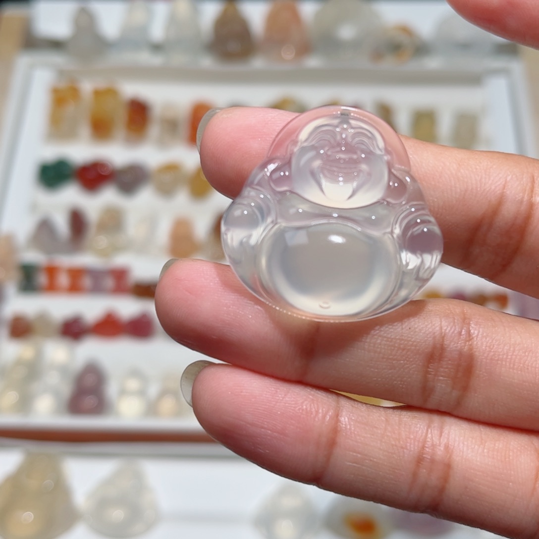 玛瑙/玉髓颈饰合金缘*