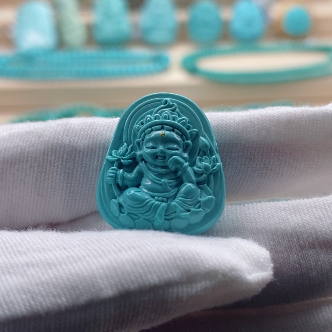 绿松石珠宝奇石未镶嵌