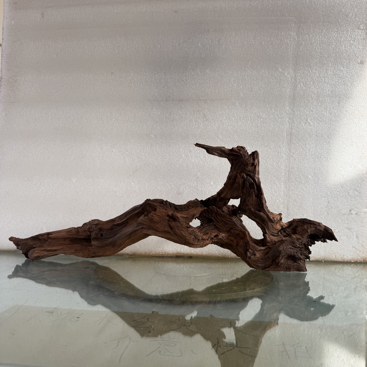 紫柚木 沉木造景 多镂空 长宽高74。14。26。