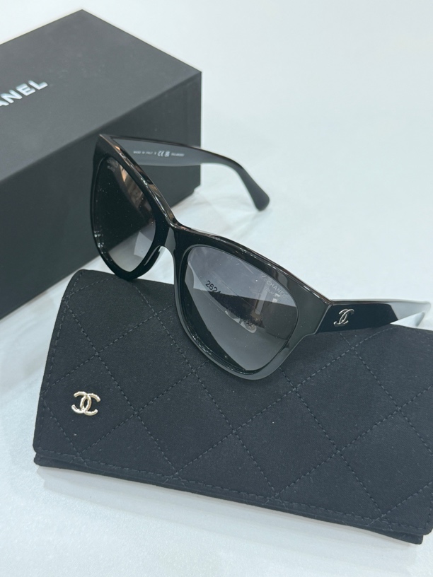 95新 Chanel/香奈儿 夏七中古/chanel黑超太阳镜