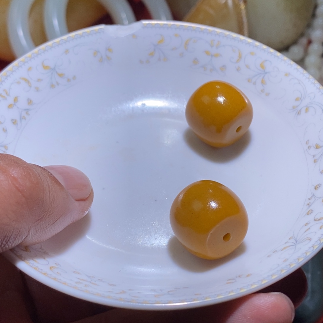 和田玉未镶嵌吊坠(不含链)19-16老型珠