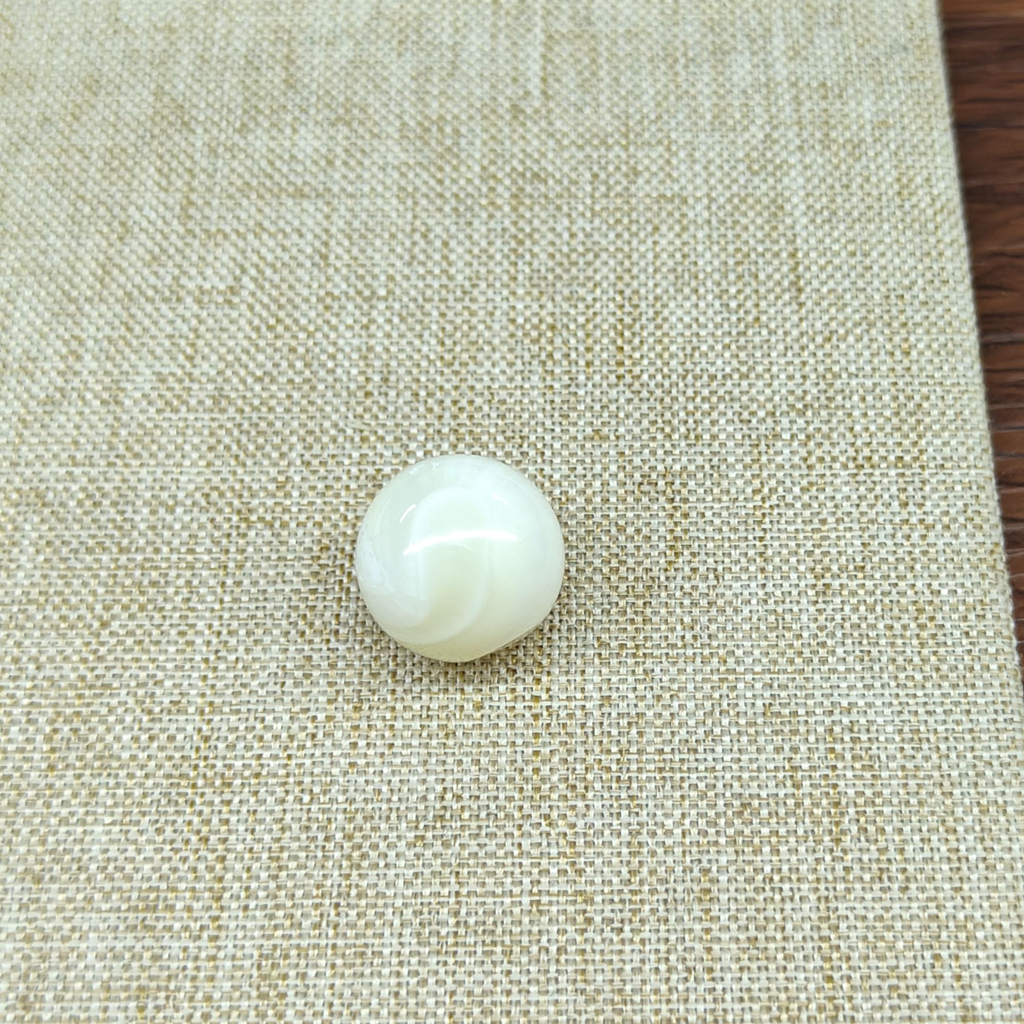 YL0141  珍珠白车车约13mm+