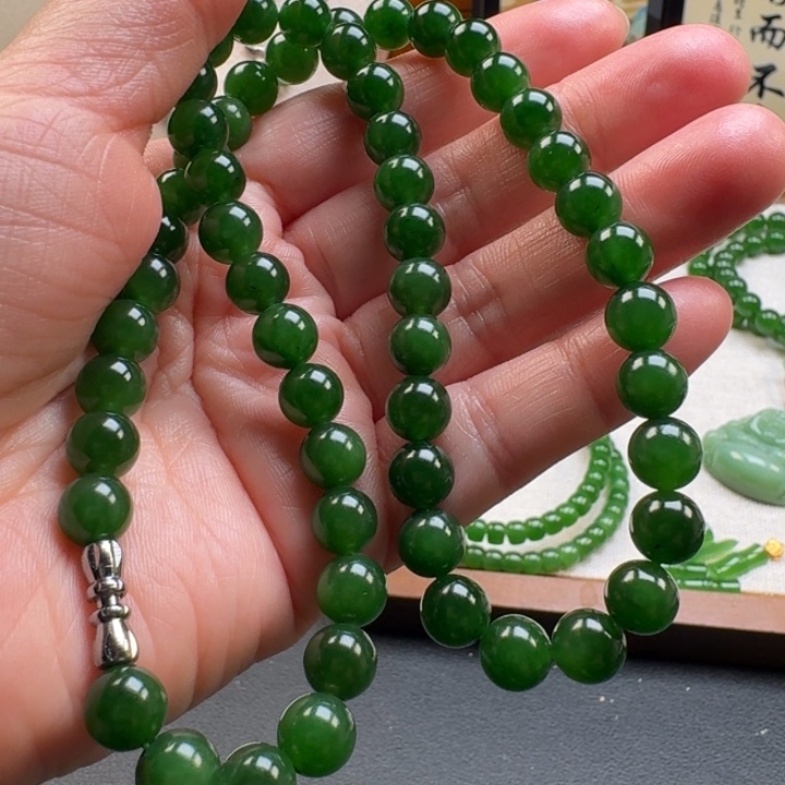 和田玉（碧玉）未镶嵌颈饰