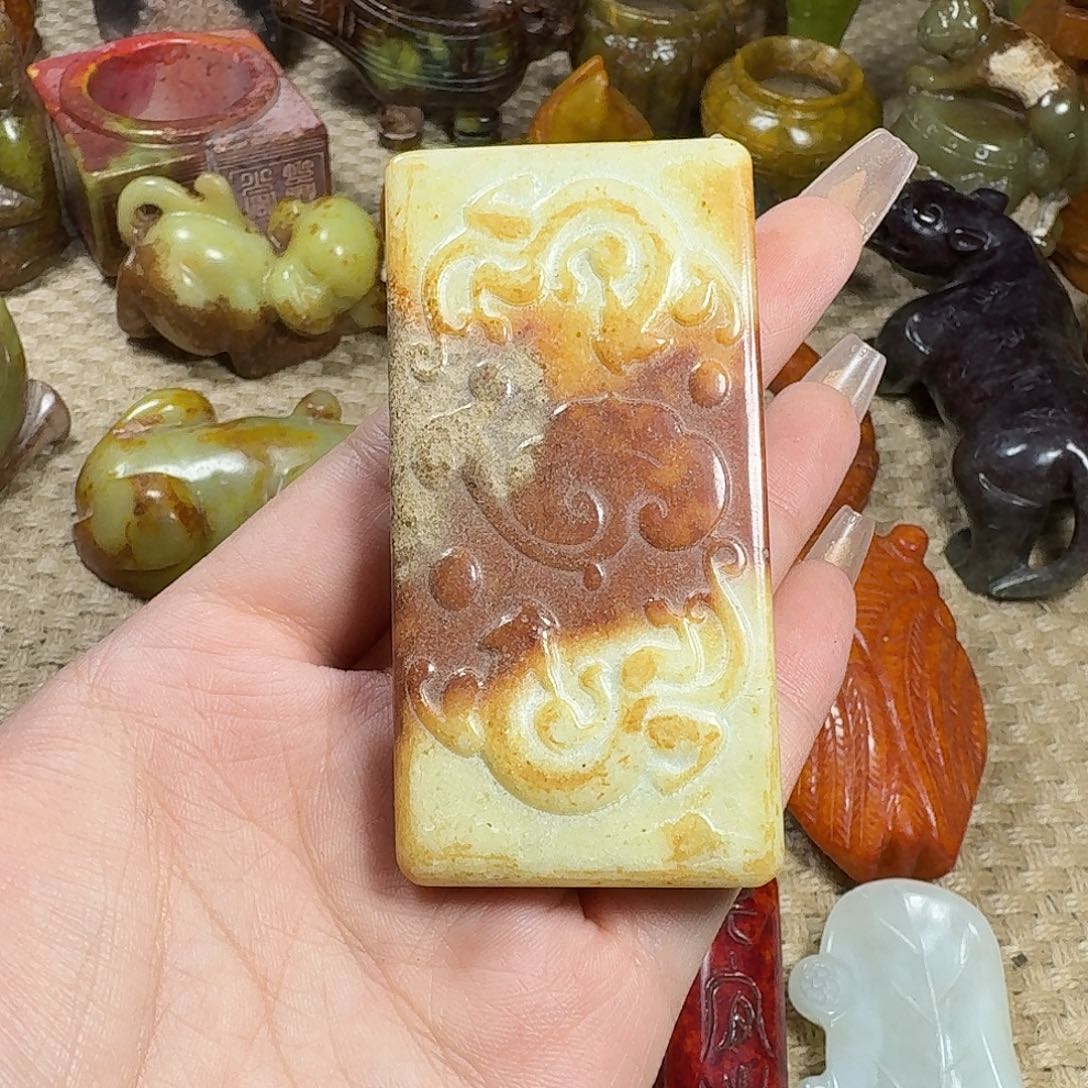 白玉菩提吊坠挂件