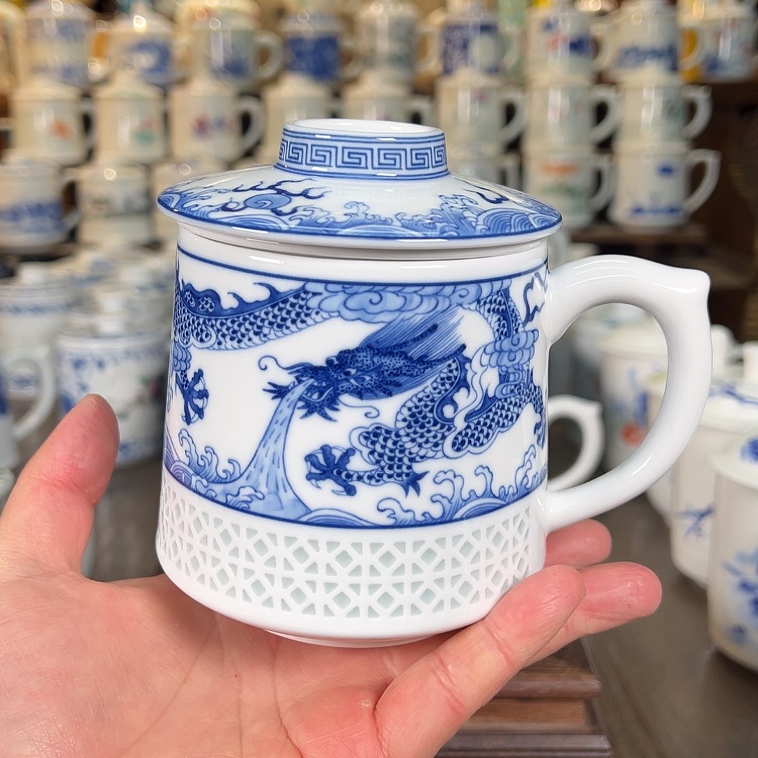 景德镇陶瓷高温办公杯