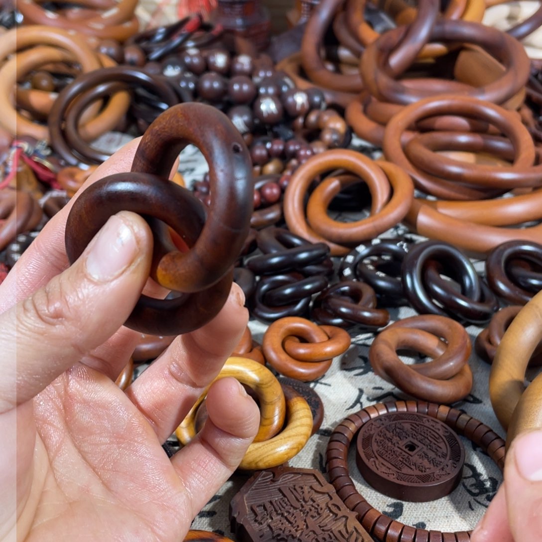 枣木桃木25乾坤圈带疤不退不换