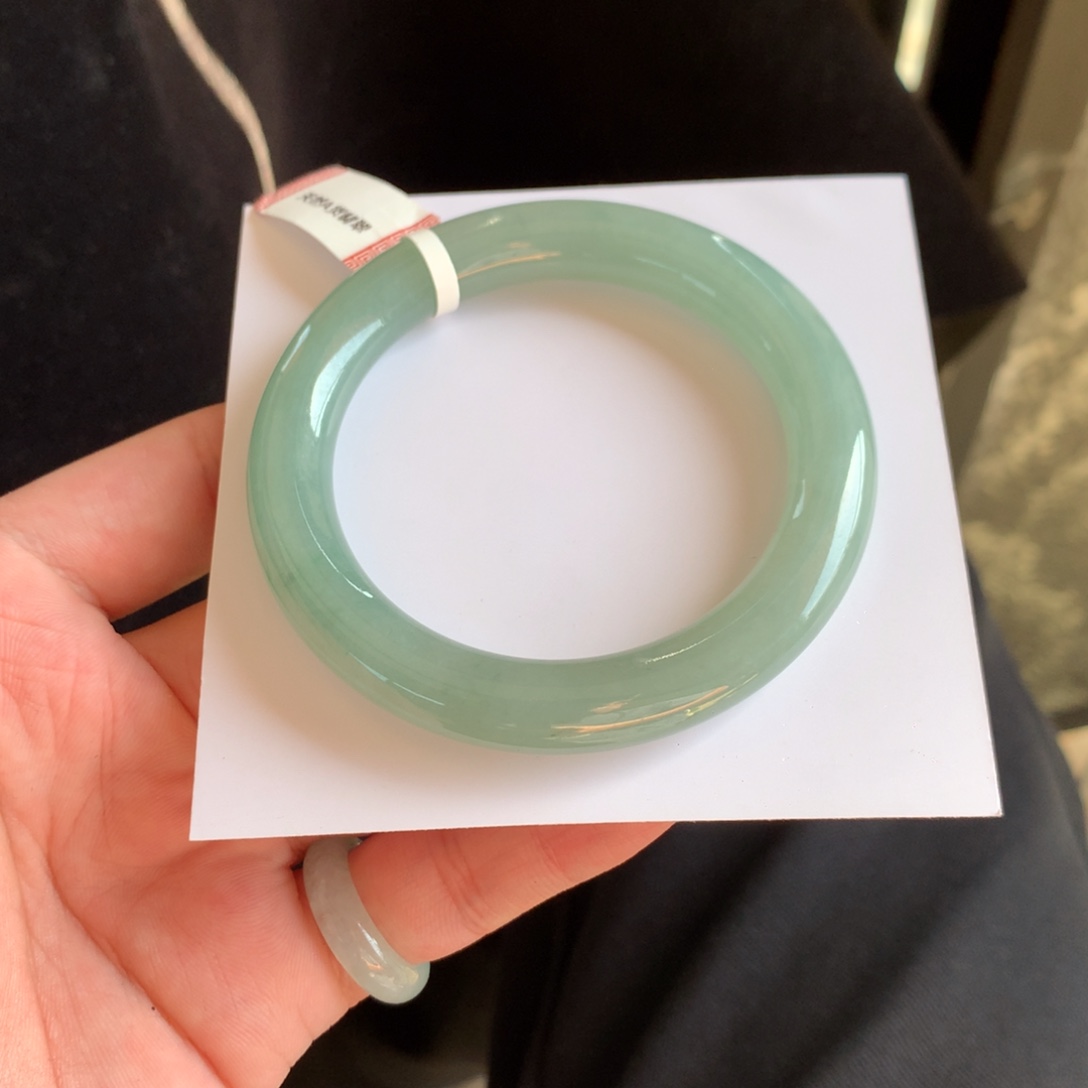 翡翠未镶嵌手镯42号55