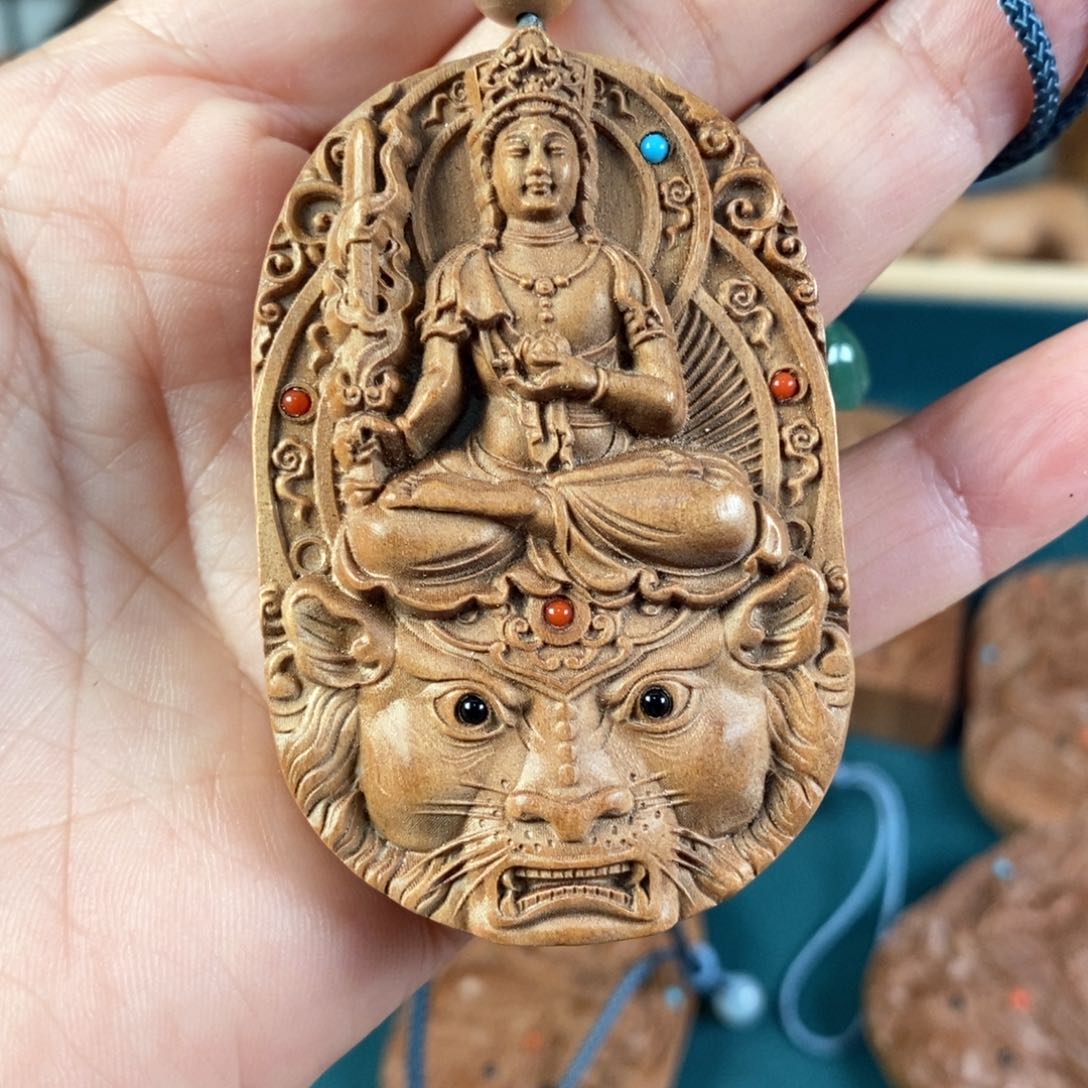 檀香木吊坠东加檀香