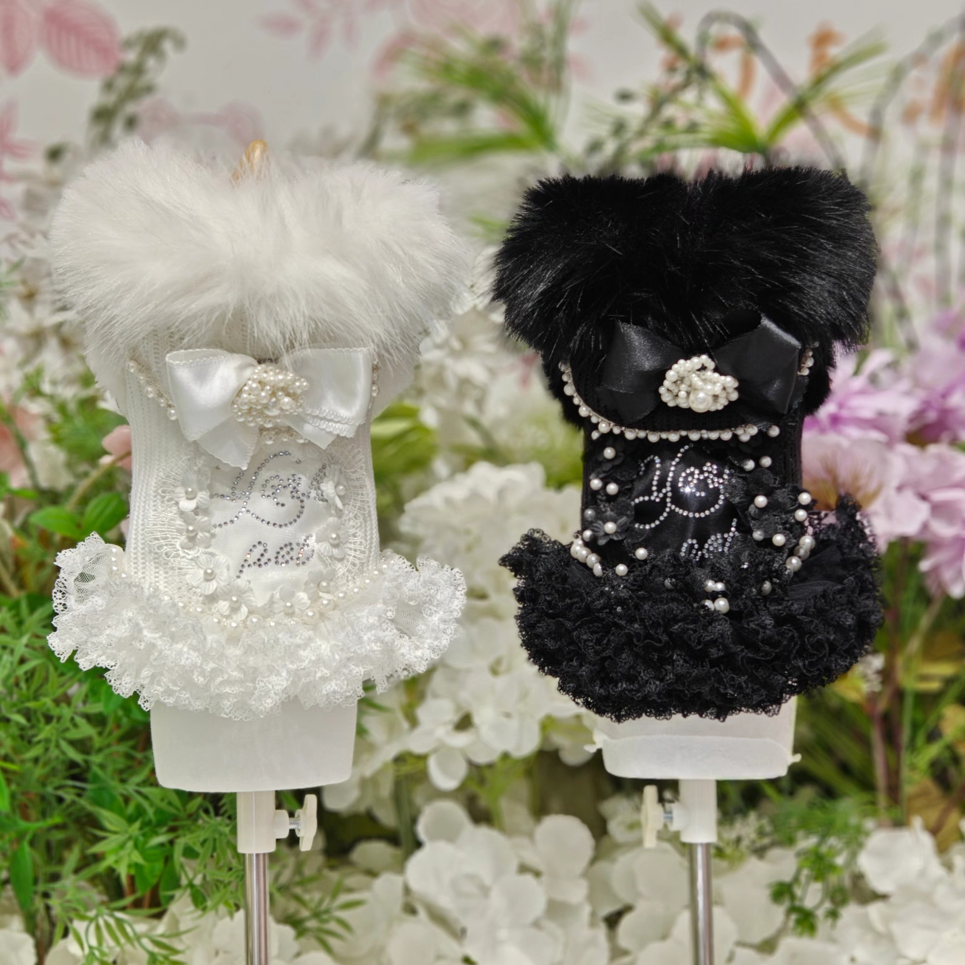 York's pet/约克派冬日花园针织帽衫宠物衣服