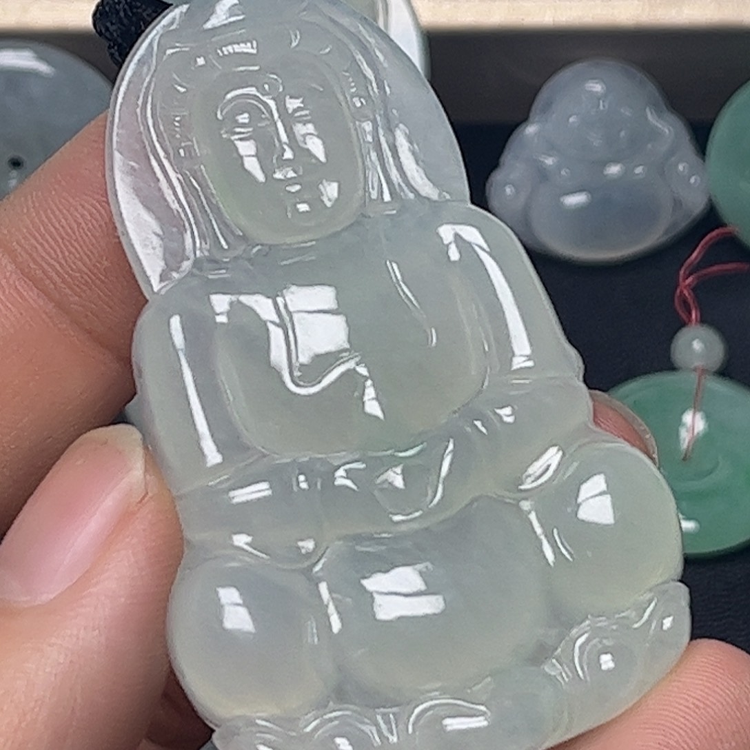 翡翠未镶嵌颈饰缅甸天然翡翠