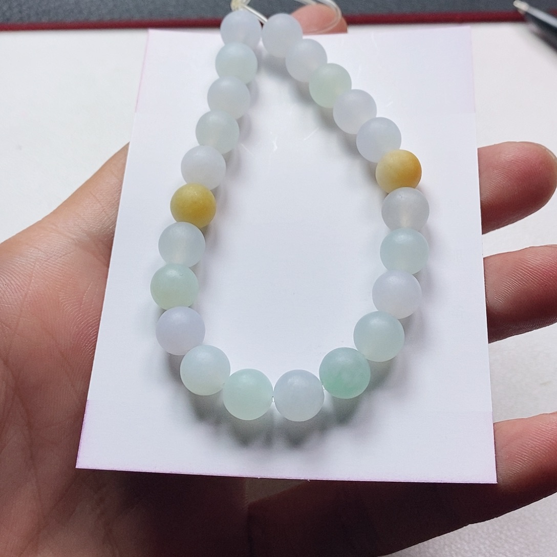 未镶嵌定制翡翠B*n手串