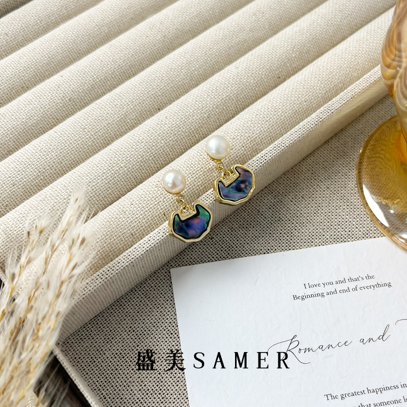 铜合金仿珍珠耳饰 气质时尚饰品女耳钩耳钉耳饰民族风少女【S.012】