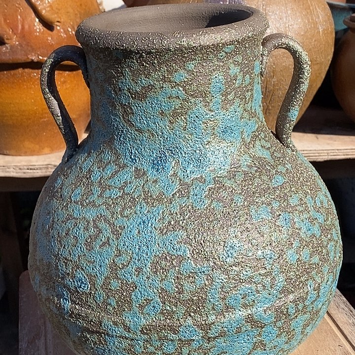 紫砂花盆口13.5高度28手工