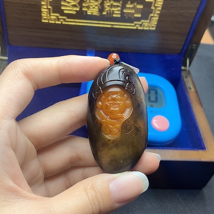 和田玉挂件未镶嵌殷*亭N