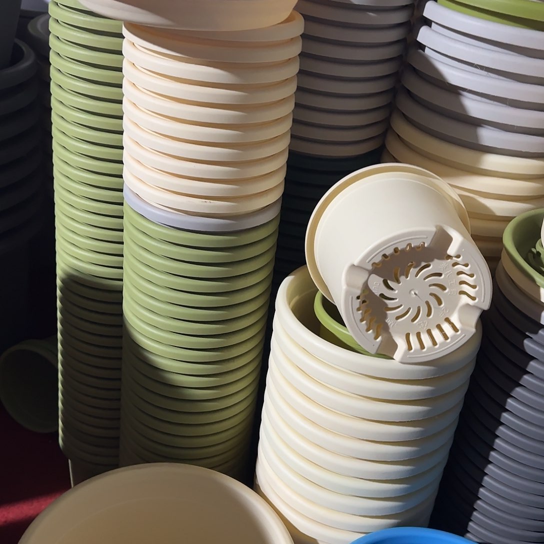 树脂四季9号带托2个白色