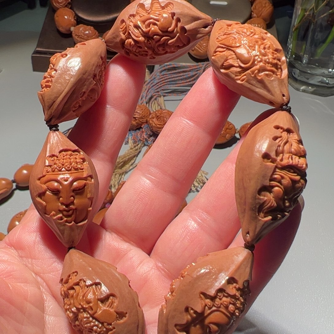 橄榄核手串/手链佛魔你一念间