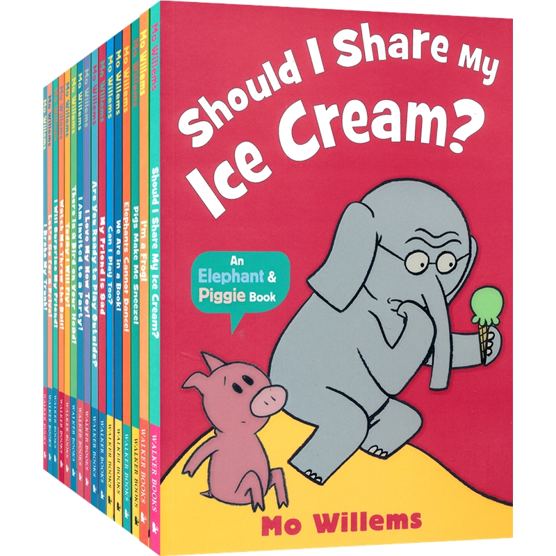 An Elephant and Piggie 小猪小象 情商培养 英文绘本 Mo Willems