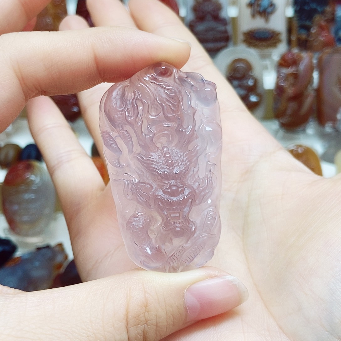 华***颜玛瑙/玉髓未镶嵌颈饰