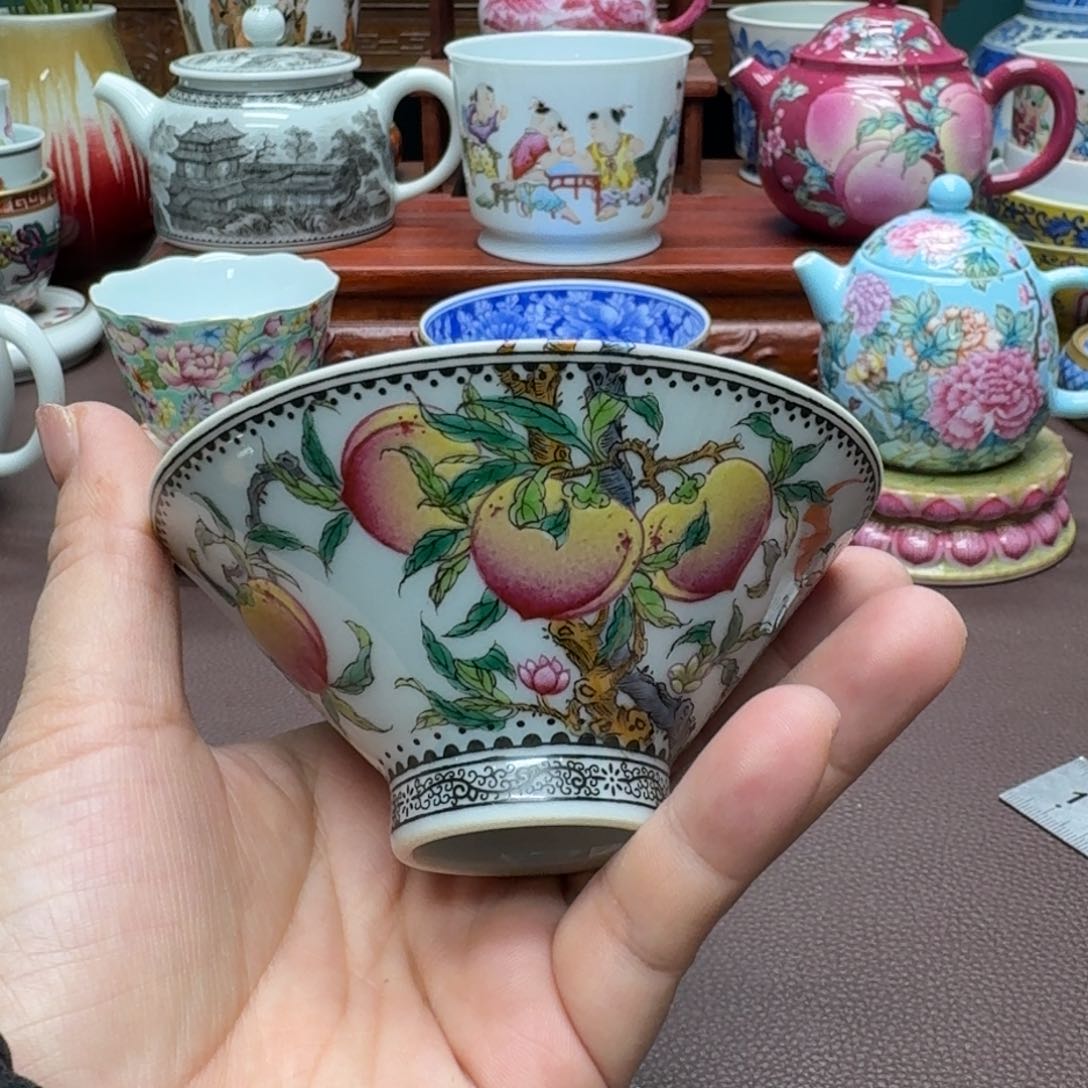 瓷片景德镇仿古手工制作精品展示