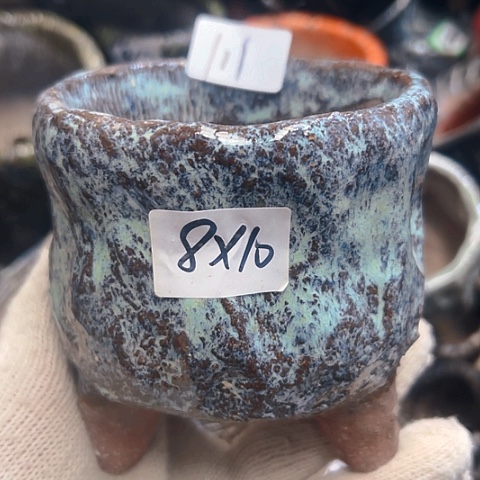 红陶粗陶花盆手工