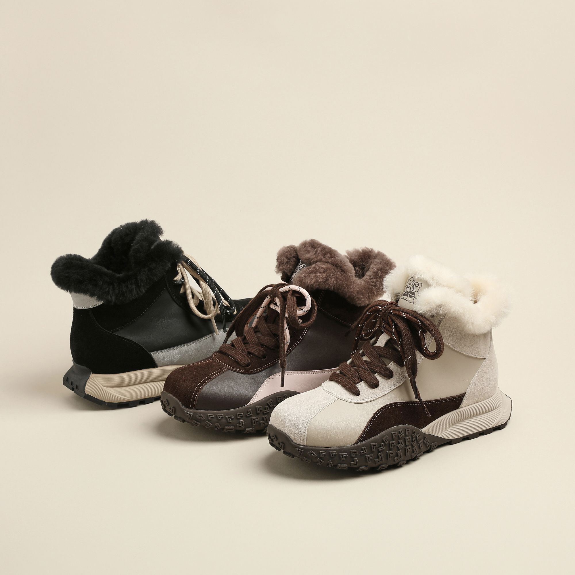 秋冬新款时尚休闲女鞋潮流经典高帮鞋棉鞋保暖加绒7002-9//HMT