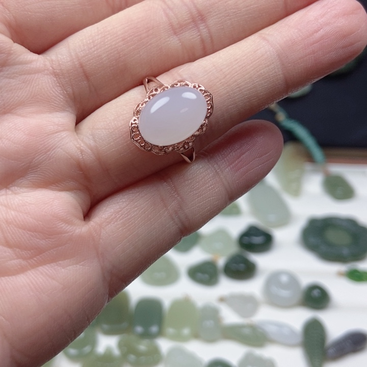 和田玉戒指未镶嵌