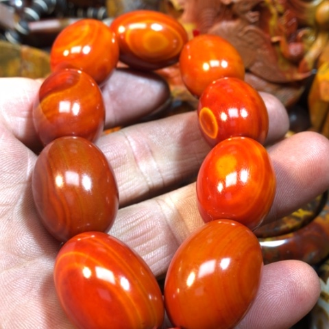 玛瑙/玉髓手链合金行***止