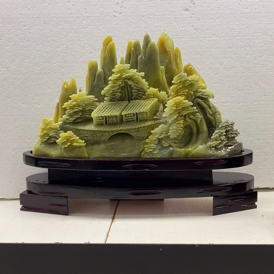 【闪购商品】蛇纹石玉（覆膜）珠宝奇石未镶嵌