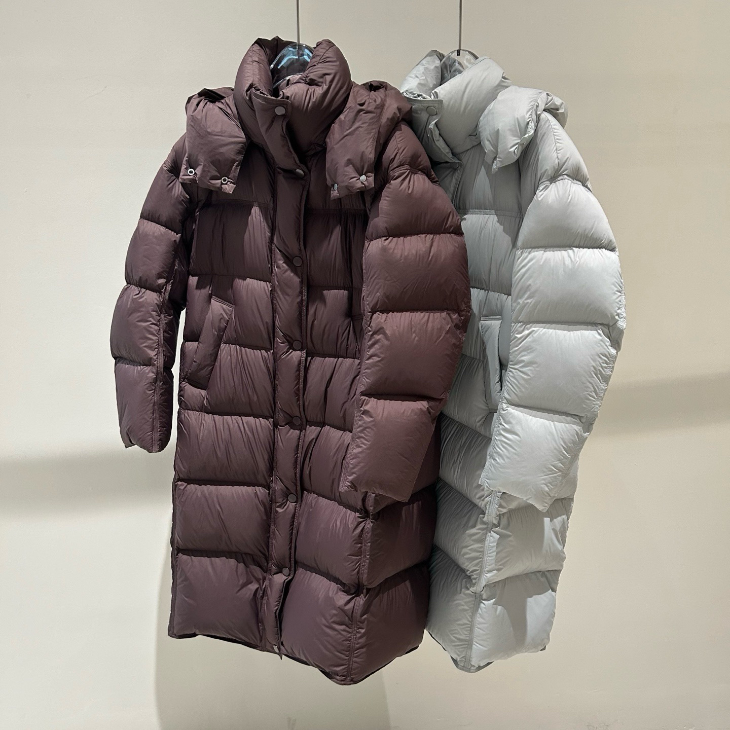 艾家新款艾家新款长款连帽加厚保暖过膝冬季时尚女装休闲中长款