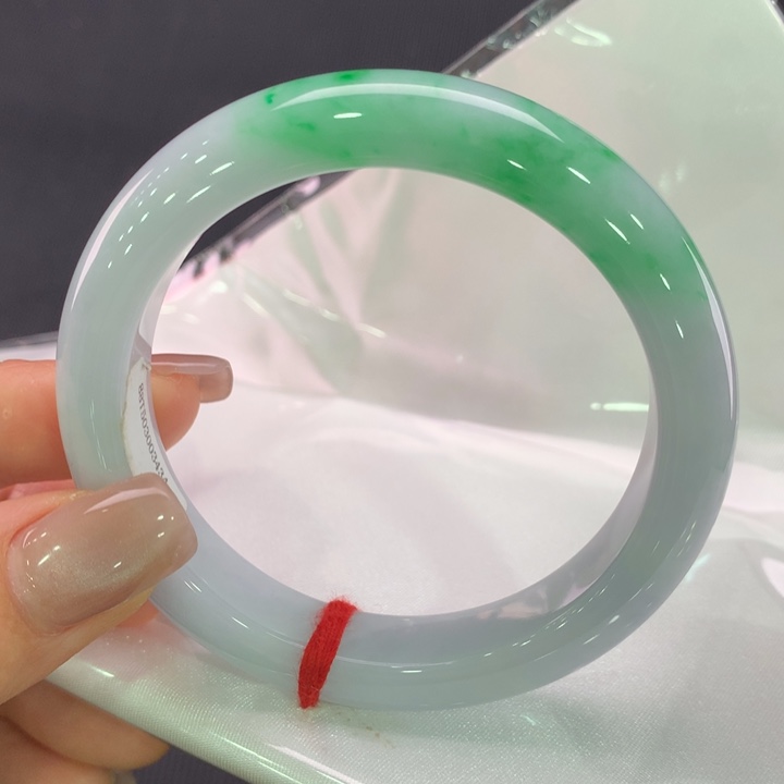 未镶嵌手镯翡翠正圈55