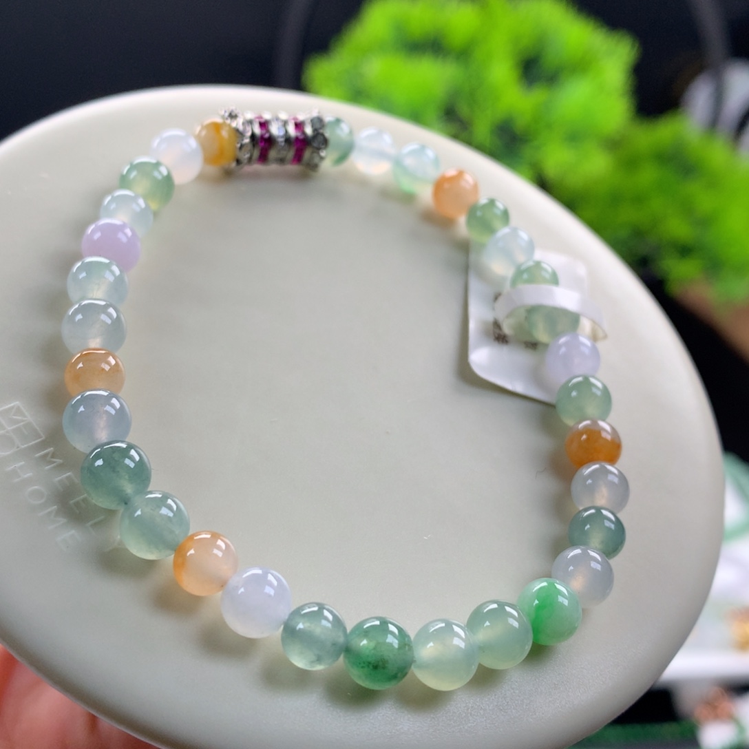 翡翠未镶嵌手链卡6