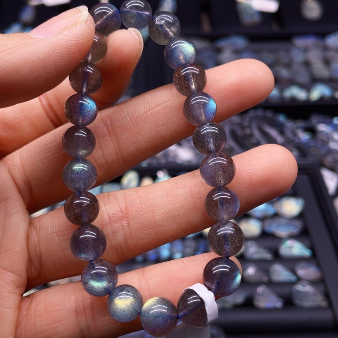 长石手链未镶嵌8.5左右