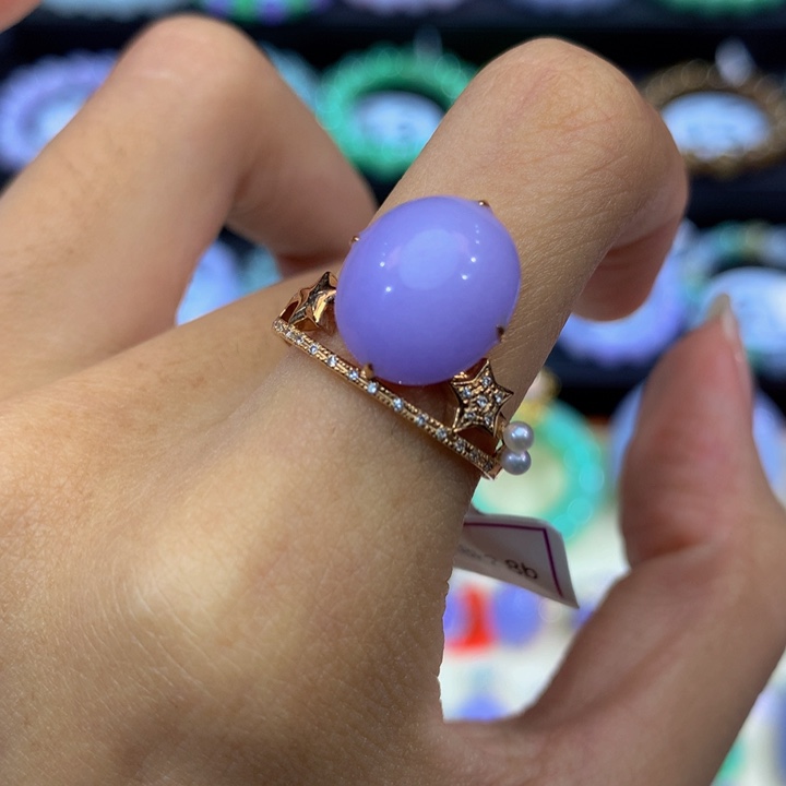 18K金镶嵌手链翡翠翡翠