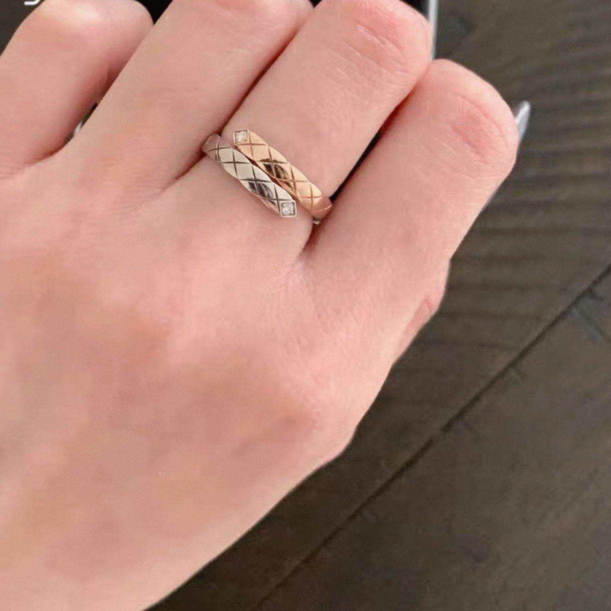 99新 Chanel/香奈儿 24年全套 57码 香奈儿/戒指/指环/5322