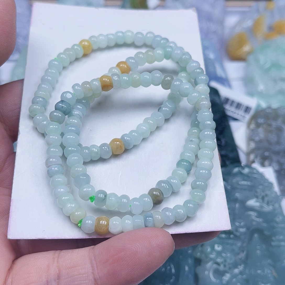 翡翠颈饰未镶嵌多样性发1