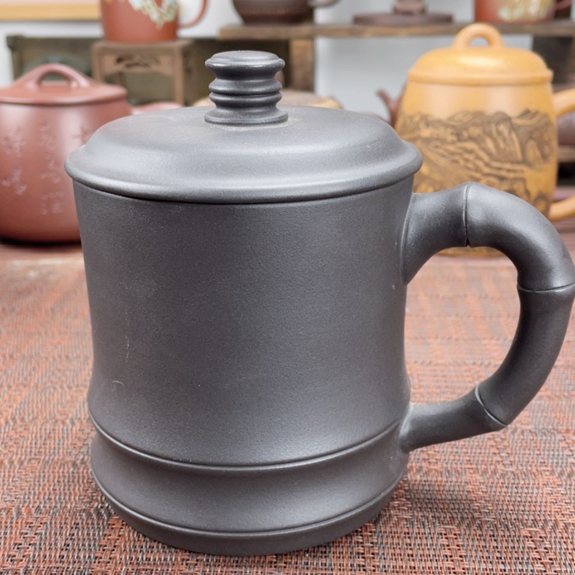 【闪购商品】紫砂茶杯宜兴原矿紫砂盖杯微瑕