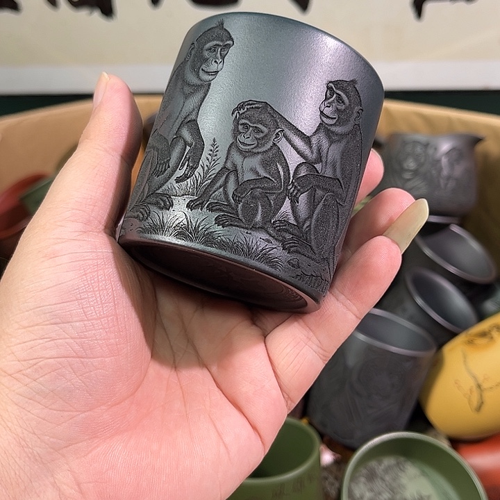 茶杯紫砂全手工紫砂主人杯